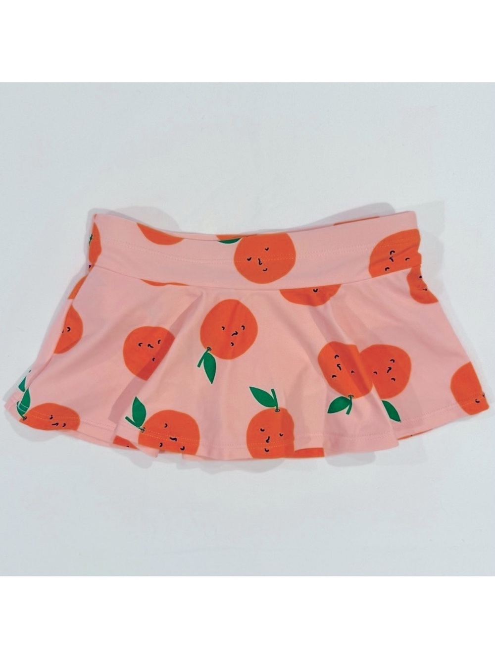 Hanna Andersson Sunblock Swim Skirt Girls 4 100 cm Rose Pink Oranges Beach Pool